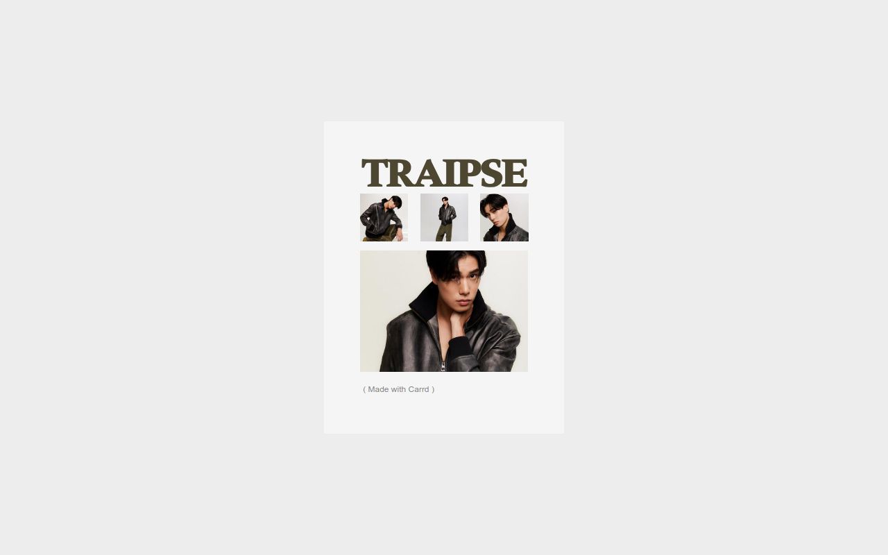 Carrd profile picture for @traipse
